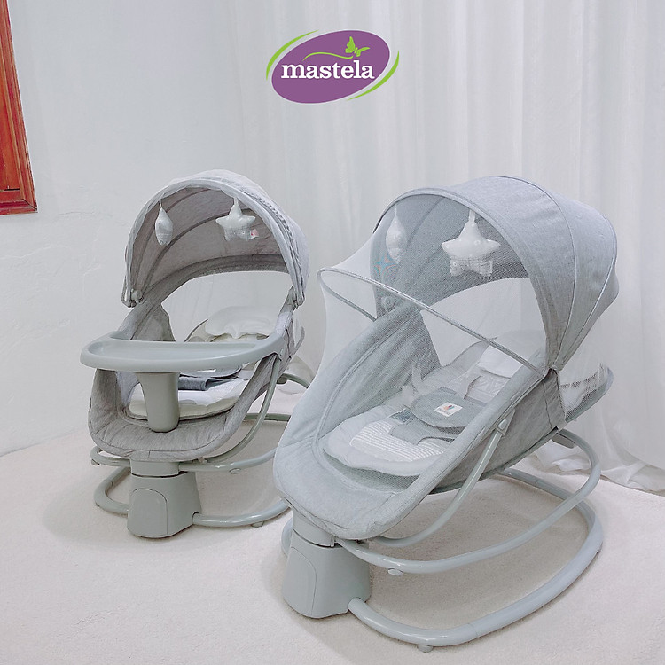 Nôi ru ngủ và ghế ăn dặm Mastela Chính hãng Tiết kiệm - Hình ảnh 4