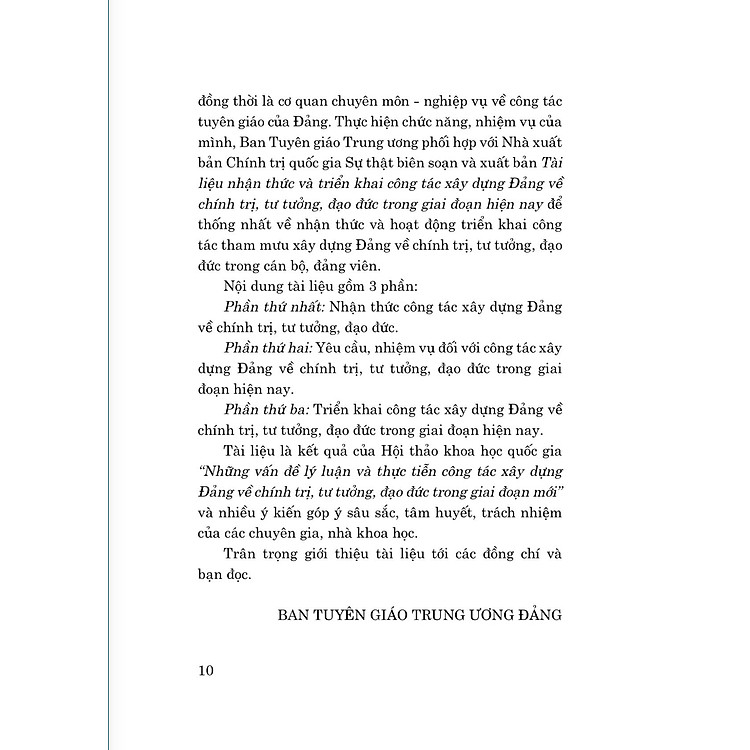 Tài Liệu Nhận Thức Và Triển Khai Công Tác Xây Dựng Đảng Về Chính Trị, Tư Tưởng, Đạo Đức Trong Giai Đoạn Hiện Nay - Ảnh 5