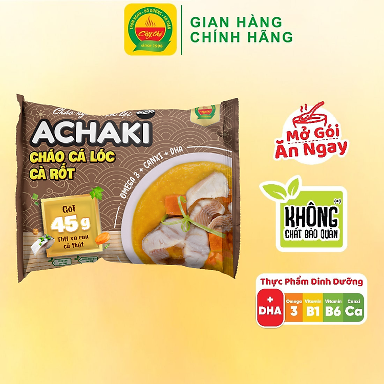 Tìm mua tại Avakids:Cháo Ngon Tiện Lợi Achaki Cà Lóc, tràn ngập Khuyến mãi, Ưu đãi