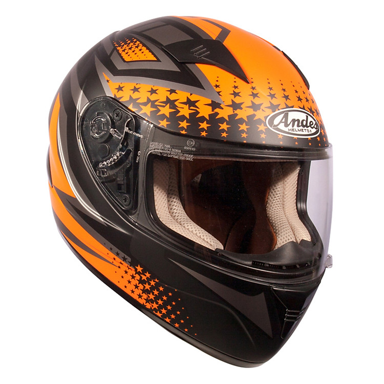 Mũ Bảo Hiểm Andes Fullface - LU810B Tem Nhám J31