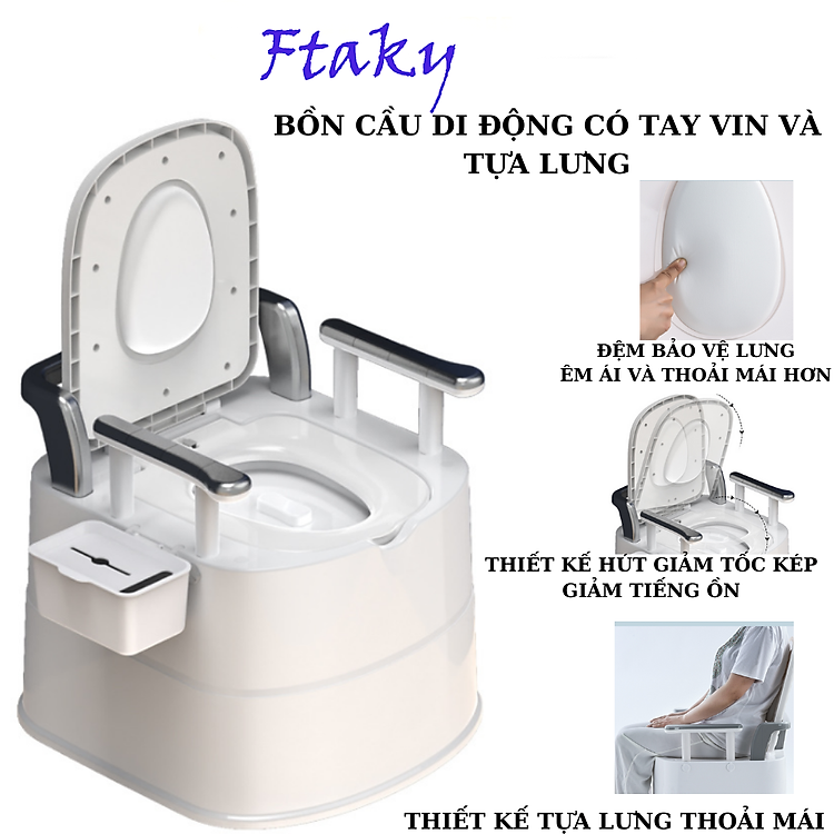 Tham Khảo tại ConCung: Bồn cầu di động FTAKY tiện lợi , nhận ngay nhiều Ưu đãi