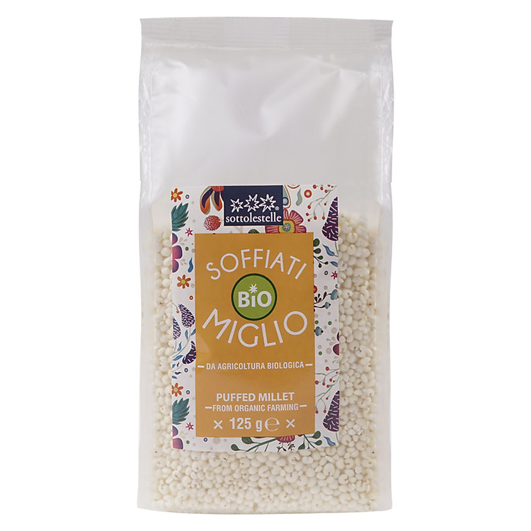 Bỏng hạt kê hữu cơ 125g Sottolestelle