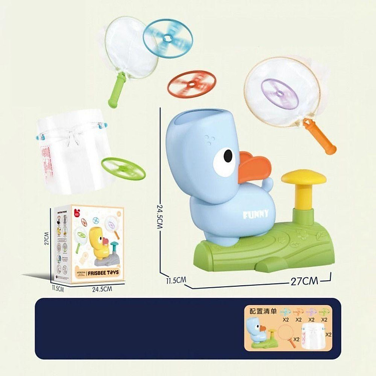 Đĩa bay chơi cho bé hình vịt Chính hãng Ưu đãi - Hình ảnh 3