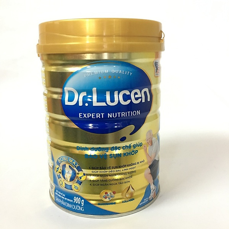 Sữa Bột dinh dưỡng giúp bảo vệ sụn khớp Cho Người Lớn Tuổi Dr. Lucen Bonemax (900g)