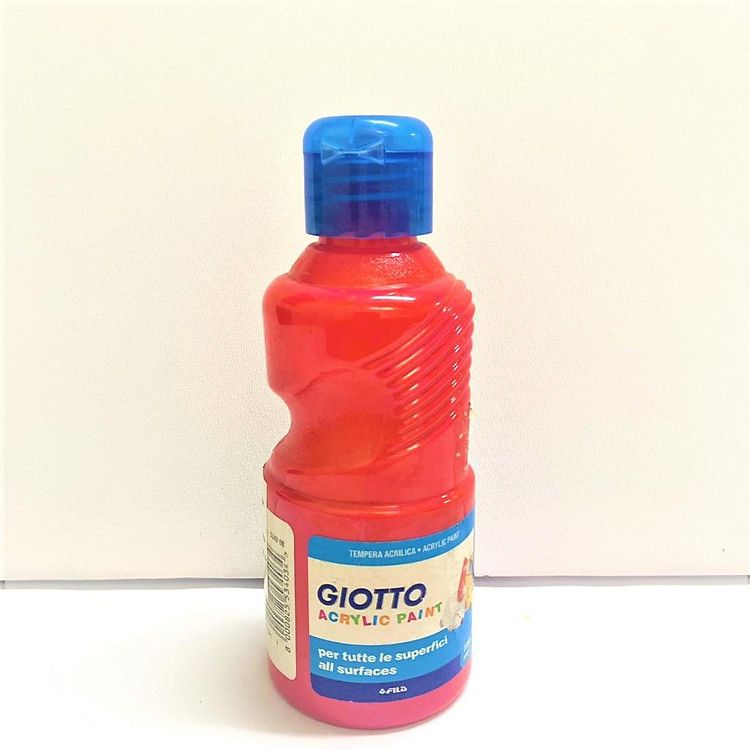 Chai màu nước sơn dầu GIOTTO Acrylic 250ml (màu vàng) - Ảnh 6