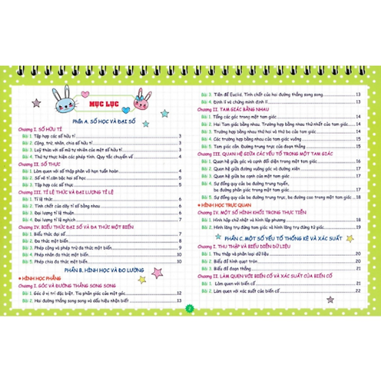 Bộ lịch kiến thức cần nhớ môn toán 7 - Ảnh 3