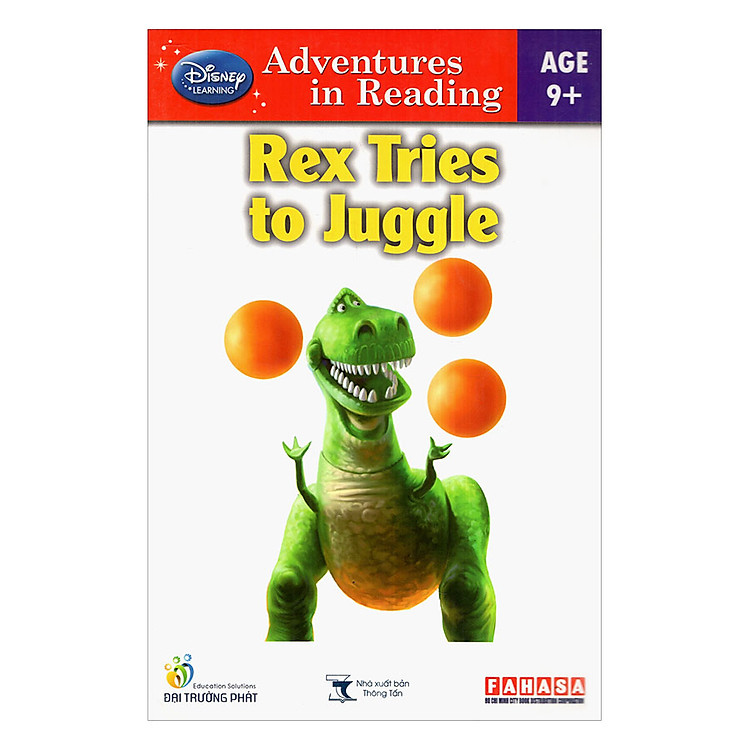 Sách Disney learning Adventures in Reading: Rex Tries To Juggle (Age 9+)