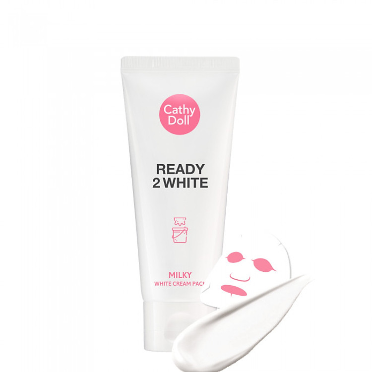 Mặt nạ ủ trắng da Cathy Doll Ready 2 White Milky White Cream Pack 100ml