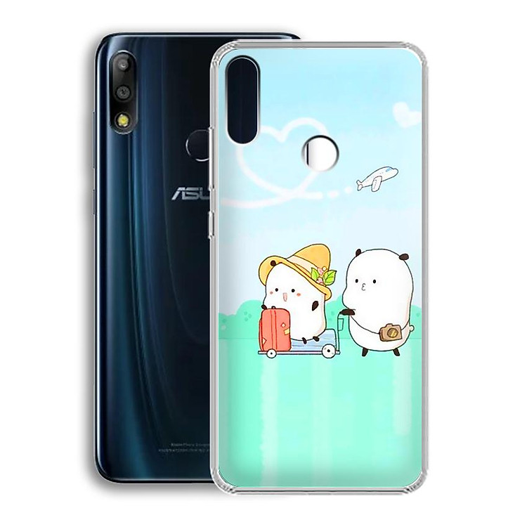 Ốp lưng dẻo cho điện thoại Zenfone Max Pro M2 - 01219 7880 LOVELY08 - Hàng Chính Hãng
