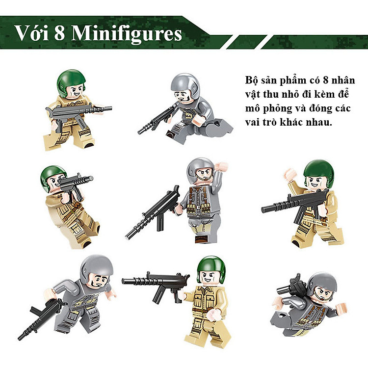 Bộ Đồ Chơi Lắp Ghép Robot Thép 27IN1 Chính hãng Giá tốt - Hình ảnh 4