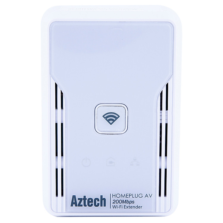 Aztech HL113EW - Bộ Truyền Mạng Qua Đường Dây Điện Tốc Độ 200Mbps Hỗ Trợ Wifi - Hàng Chính Hãng
