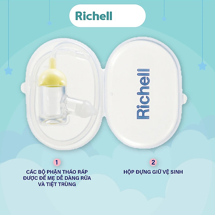 Mua Dụng cụ hút mũi Richell Tiki Chính hãng Tiết kiệm - Hình ảnh 3