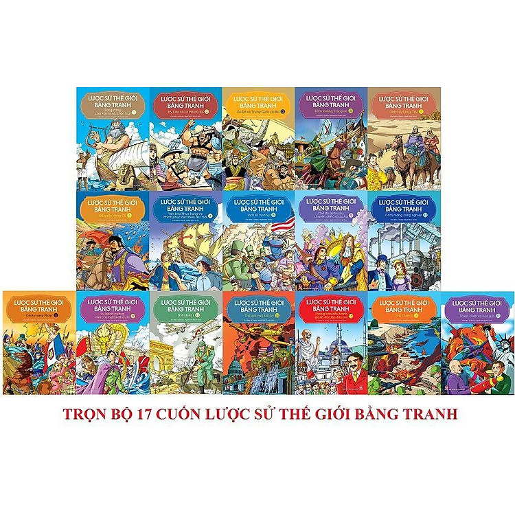 Lược Sử Thế Giới Bằng Tranh (Bộ 17 Cuốn)