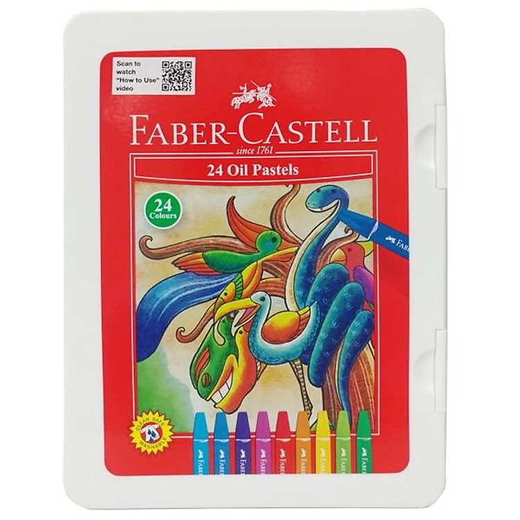 Bút Sáp Dầu Faber-Castell (24 màu)