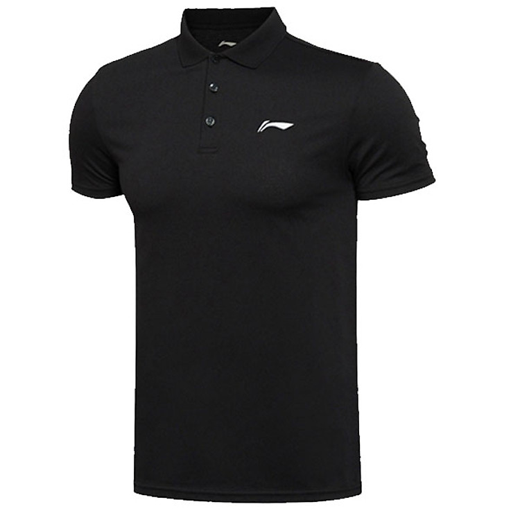 Áo Polo thể thao nam Li-Ning màu đen