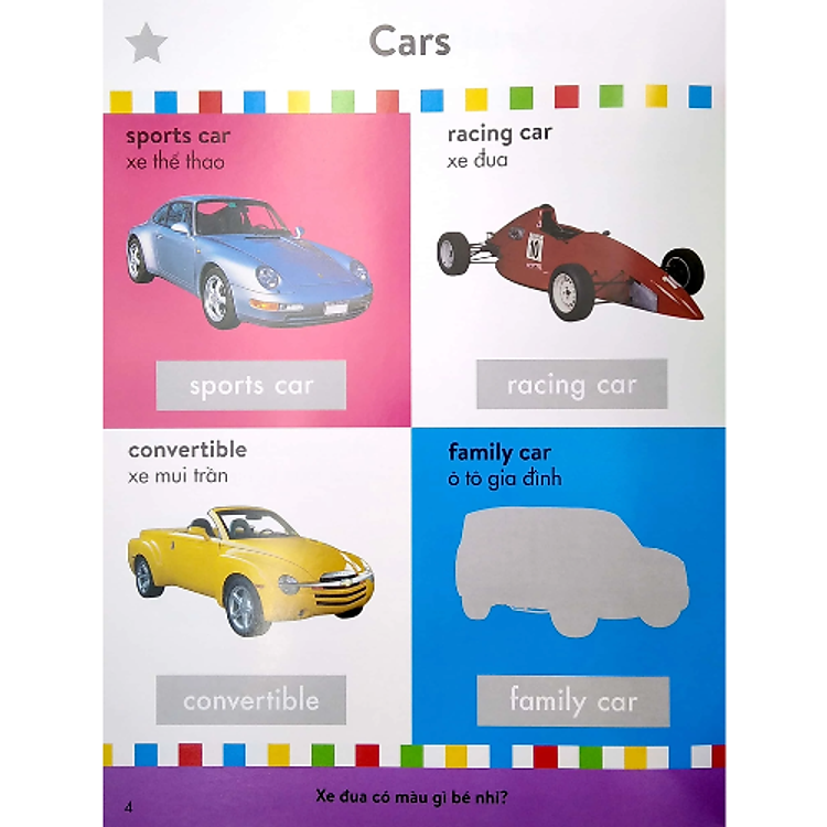 100 Phương Tiện Đầu Tiên Của Bé - Bộ Sách Từ Vựng Đầu Đời Cho Bé - Ảnh 2