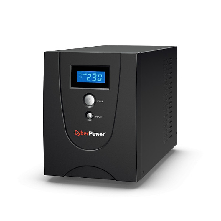 Bộ lưu điện UPS CyberPower 1200VA, AVR, 230V, VALUE1200ELCD chuẩn ổ cắm AS - Hàng Chính Hãng