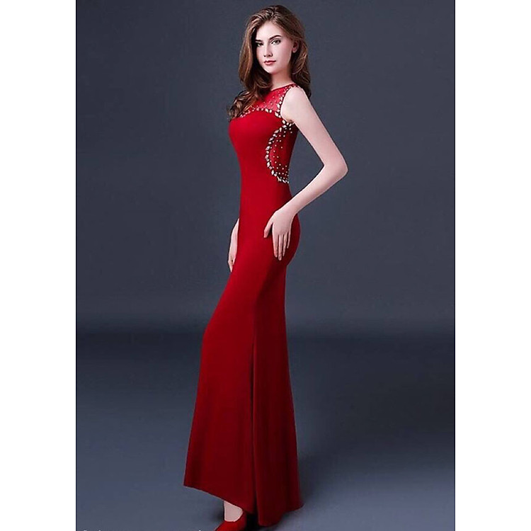 Đầm Dự Tiệc Kết Cườm SK54328