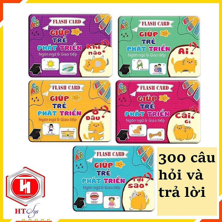 Thẻ học thông minh cho bé (300 câu hỏi)
