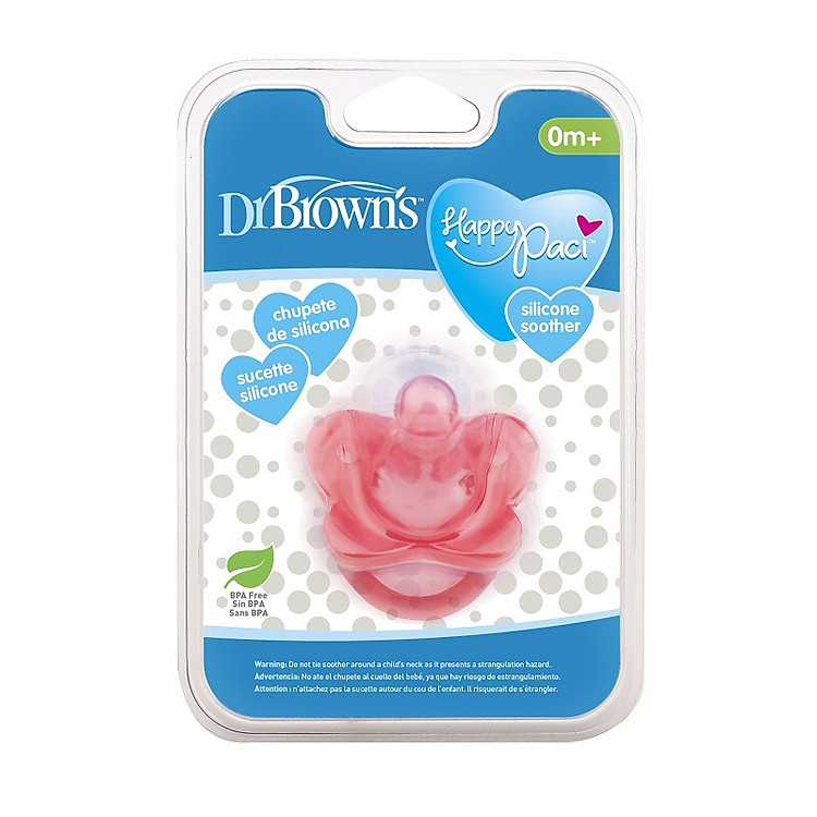 Ty ngậm Dr Brown’s Happy Paci silicone Ưu đãi