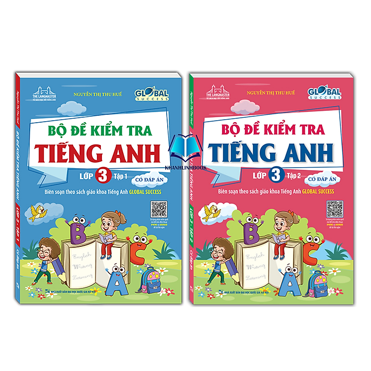 Combo bộ đề kiểm tra tiếng anh 3 – tập 1 + 2 có đáp án
