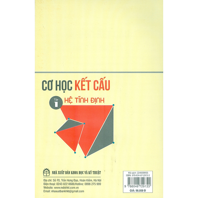 Cơ Học Kết Cấu - Tập 1: Hệ Tĩnh Định (Tái bản 2024) - Ảnh 2