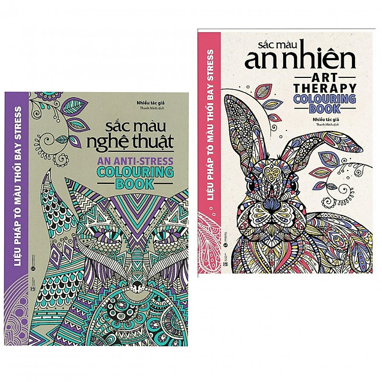 Combo 2 cuốn Sắc Màu An Nhiên + Sắc Màu Nghệ Thuật ( Tặng kèm bookmark Phương Đông)
