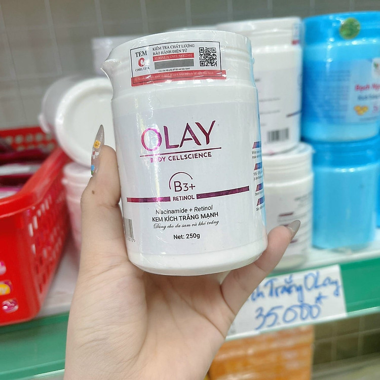Kem Kích Trắng Body Olay B3+ 250g
