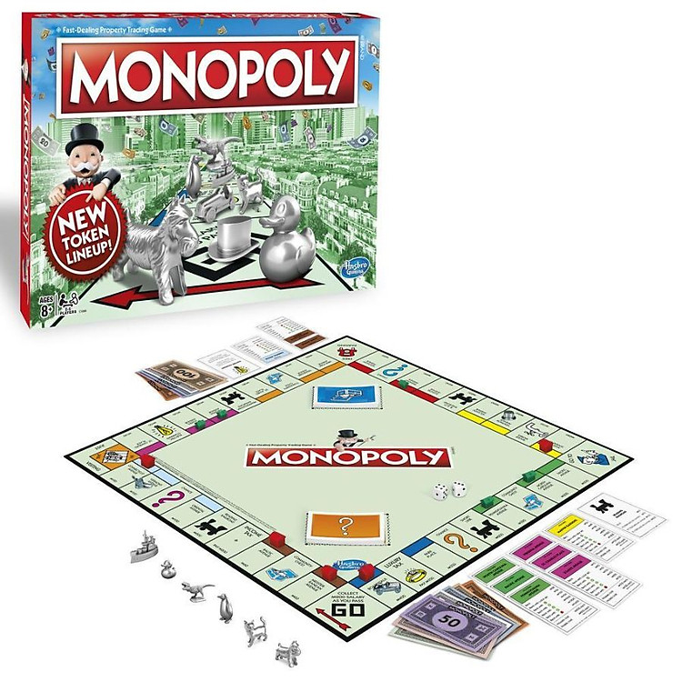 Cờ Tỷ Phú Monopoly Hasbro - C1009 Chính hãng Giá tốt - Hình ảnh 5