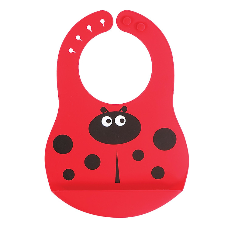 Yếm Silicone Bib Ladybug Binggio (Đỏ)