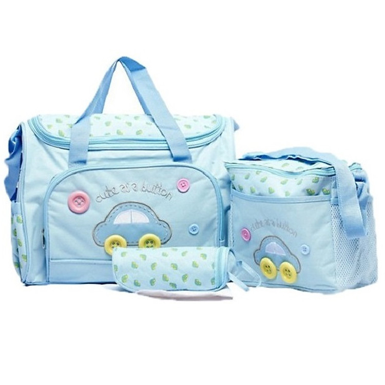 Túi Đựng Đồ Cho Mẹ Và Bé 3 Chi Tiết + Thảm Thay Bỉm