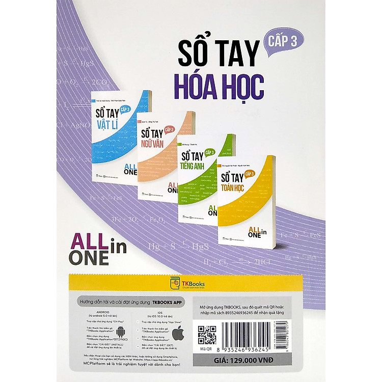 All In One - Sổ Tay Hóa Học Cấp 3 - Ảnh 4