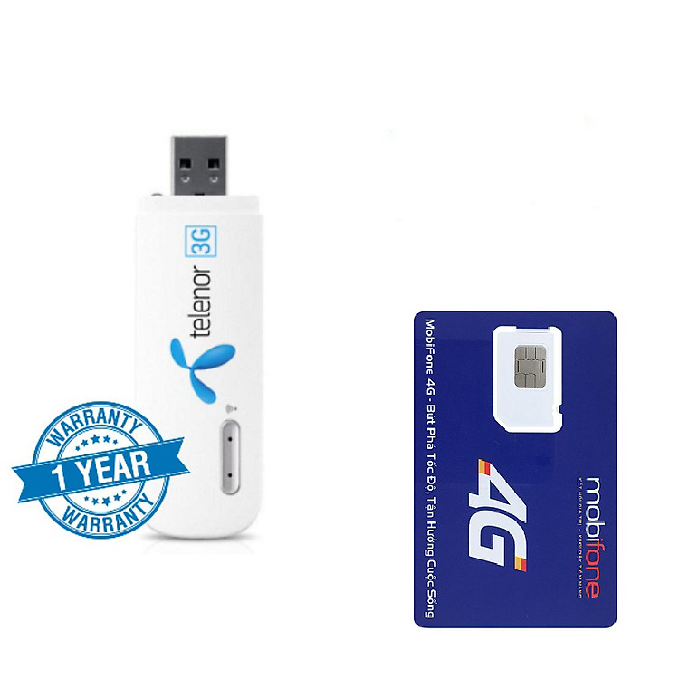 Thiết Bị Phát Wifi Huawei E8231 USB 3G - Tặng Kèm Sim Mobifone 2GB/Ngày - Hàng Chính Hãng