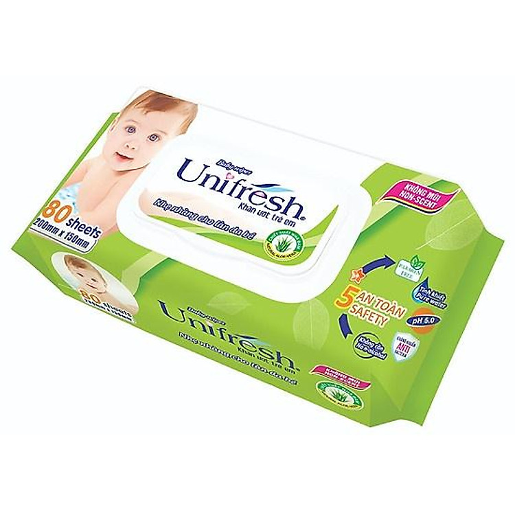 Mua Combo 6 Khăn Ướt Unifresh Aloevera Chính hãng Tiết kiệm - Hình ảnh 2
