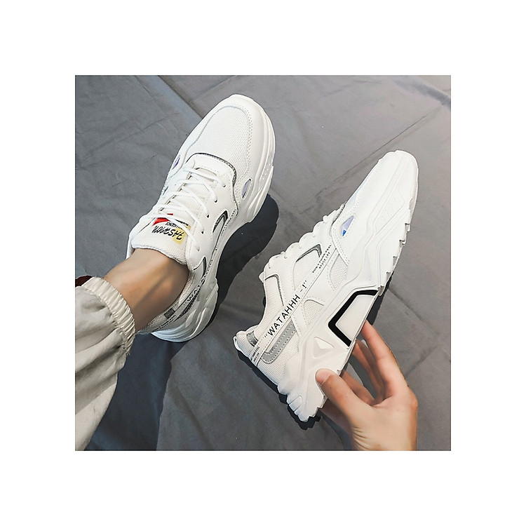 Giày thể thao sneaker nam phong cách trẻ trung 2020 - 015 trắng