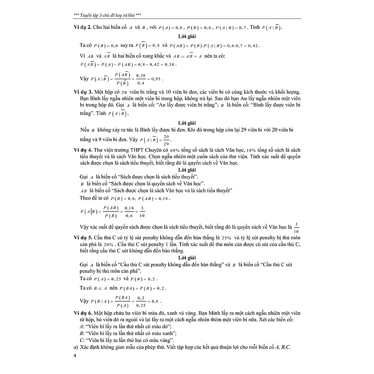 Tuyển Tập 3 Chủ Đề Hay Và Khó - Xác Xuất Có Điều Kiện - Một Số Yếu Tố Của Lý Thuyết Đồ Thị - Ảnh 5