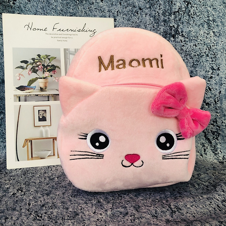 Ba lô thú bông cho bé đi học mẫu giáo bé trai bé gái từ 1 đến 4 tuổi có 23 hình hoạt hình dễ thương