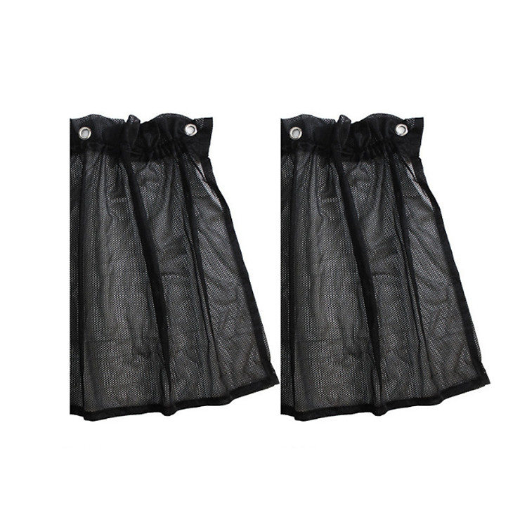 Bộ 2 rèm cửa che nắng xe hơi bằng lưới màu đen hít cửa kính