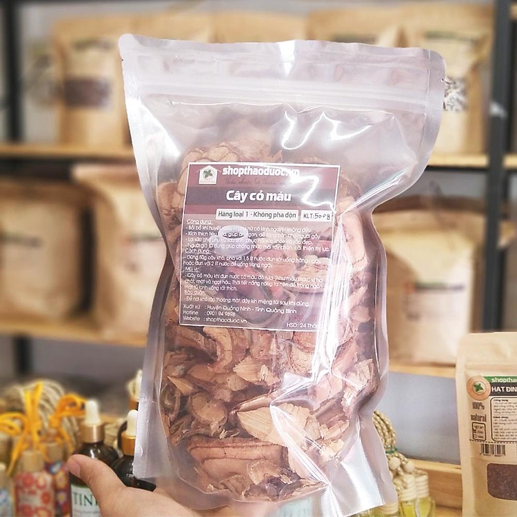 Cây Cỏ Máu Shop Thảo Dược Gói 500G - Giúp Bổ Máu Dưỡng Huyết, Lợi Sữa Sau Sinh