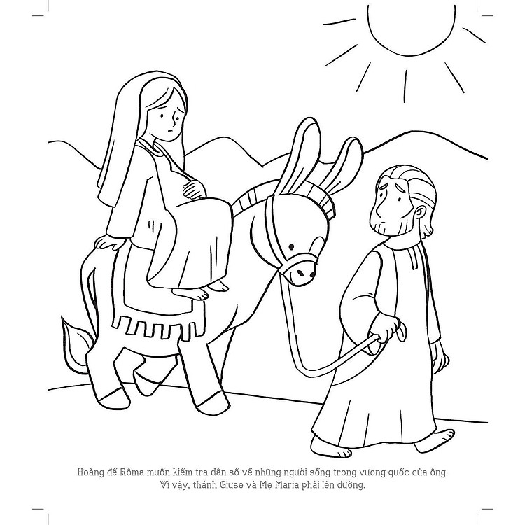 Cầu Nguyện - Sách Tô Màu Dành Cho Bé Mừng Giáng Sinh - Ảnh 6