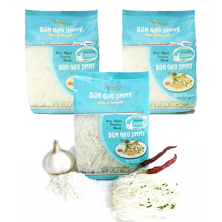 Combo 3 Bún gạo khô Jimmy (mỗi gói 250g)
