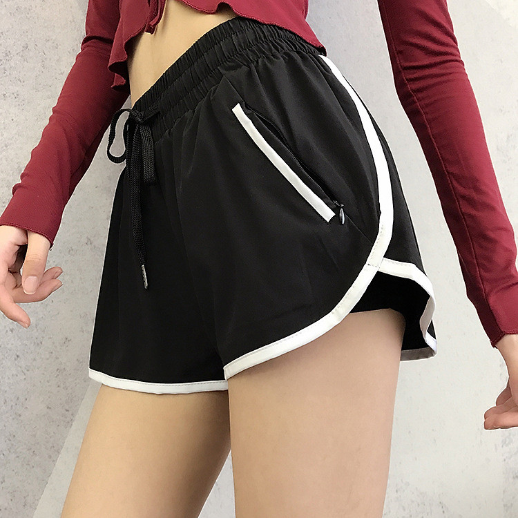 Quần đùi tập gym nữ 2 lớp, quần đùi thể thao (SP116)