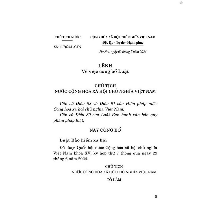 Luật Bảo Hiểm Xã Hội Năm 2024 - Ảnh 3