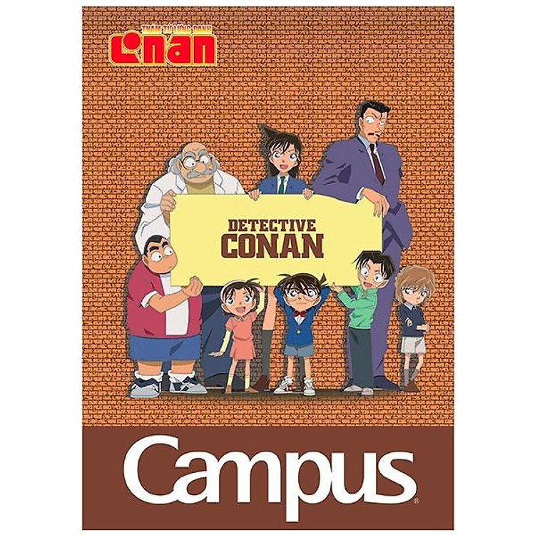Vở A4 Campus Conan (200 trang) – Kẻ ngang có chấm
