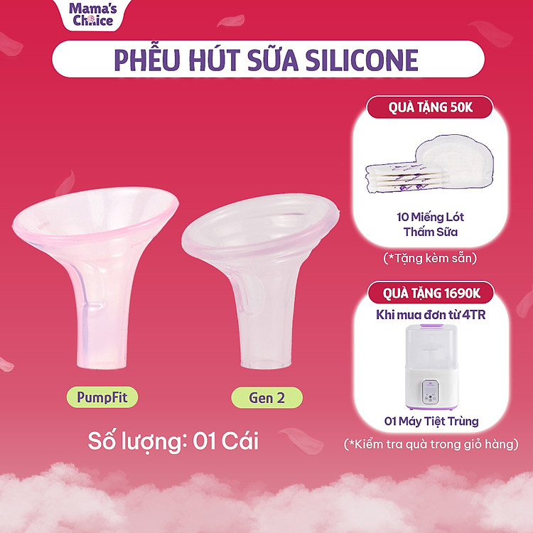 Phễu Hút Sữa Silicone Mama’s Choice 27mm Chính hãng Giá tốt