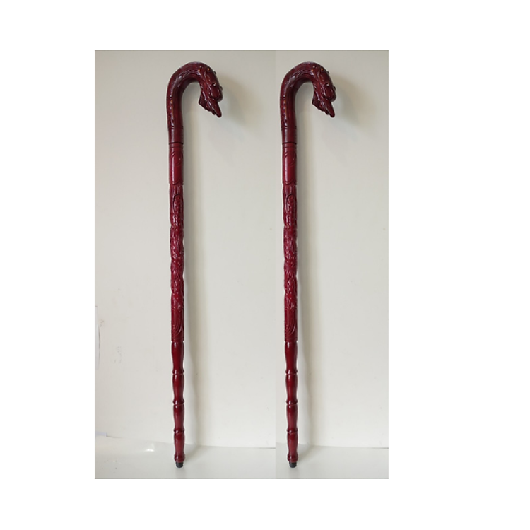 Gậy chống người già 90CM gỗ hương Tiết kiệm - Hình ảnh 4