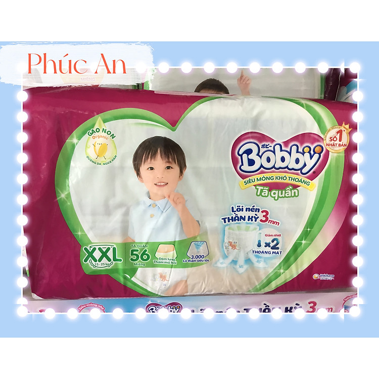 Tã Quần Bobby XXL 56 Miếng Uy tín Ưu đãi - Hình ảnh 3