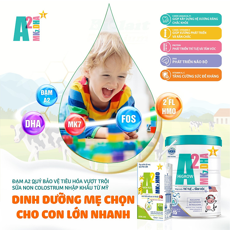 Nơi mua Sữa Bột A2 HiGrow Phát Triển Chiều Cao Ưu đãi - Hình ảnh 5