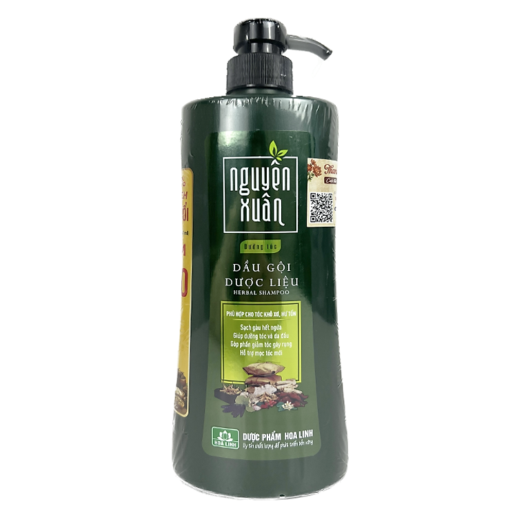 Dầu gội Dược liệu Nguyên Xuân dưỡng tóc 600ml tặng 10% thể tích giá không đổi