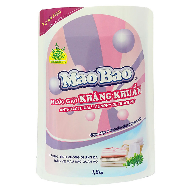 Nước Giặt Kháng Khuẩn Mao Bao 1800g
